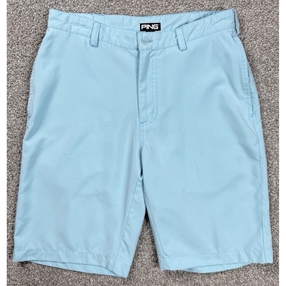 Ping SensorCool Golf Shorts Men's 30 Blue Performance Stretch Lightweight‎